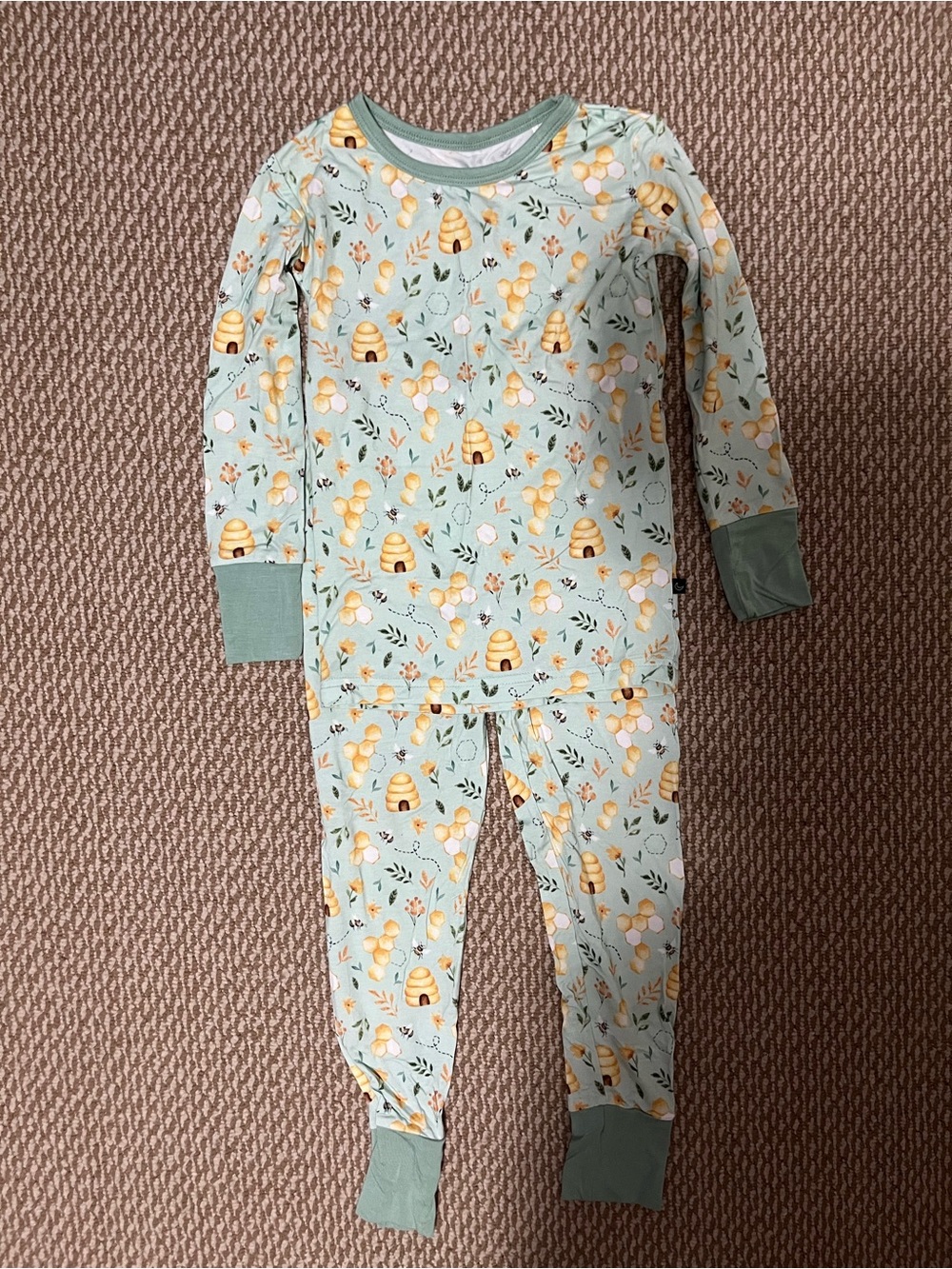 Kids 4T the sleepy sloth bamboo pajama set